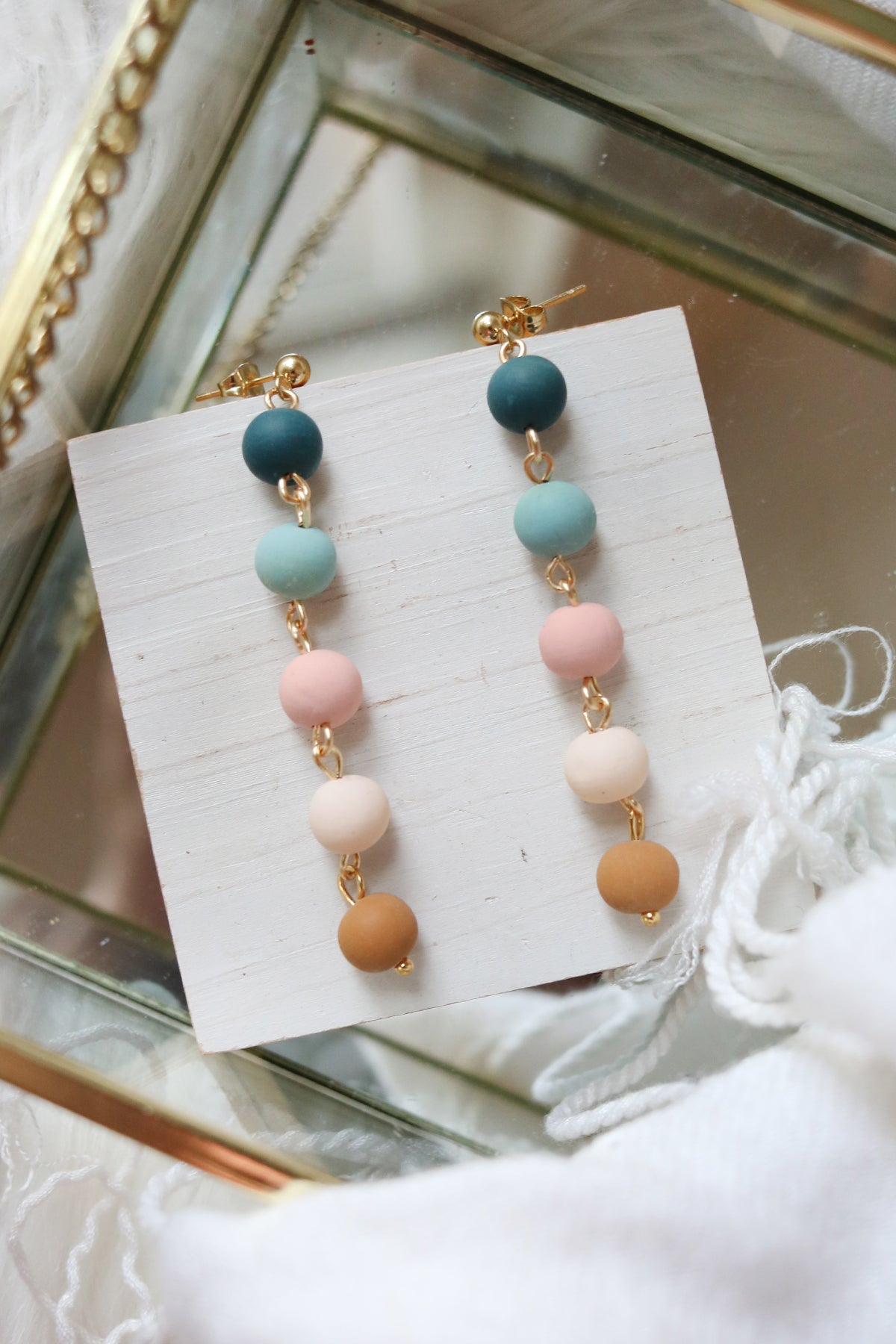 String of Pearls Earrings - Petal & Posy