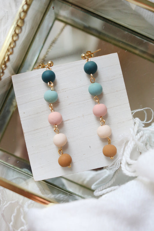 String of Pearls Earrings - Petal & Posy