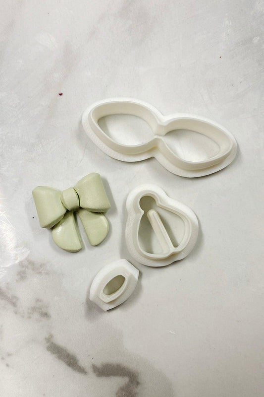 Petite Bow Polymer Clay Cutter Set - Petal & Posy