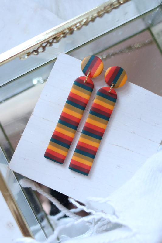 Light My Fire Polymer Clay Earrings