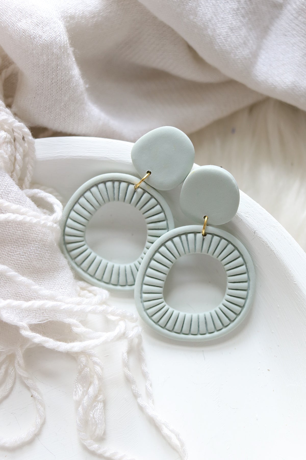 Cirque Polymer Clay Earrings | Choose Your Colour