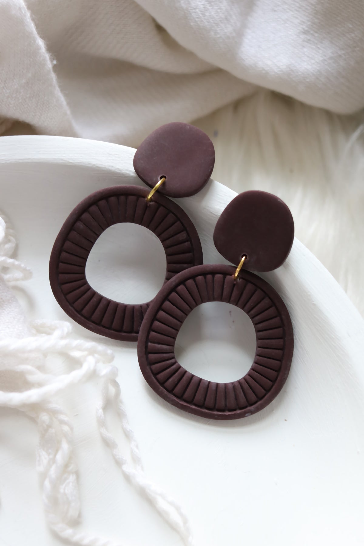 Cirque Polymer Clay Earrings | Choose Your Colour