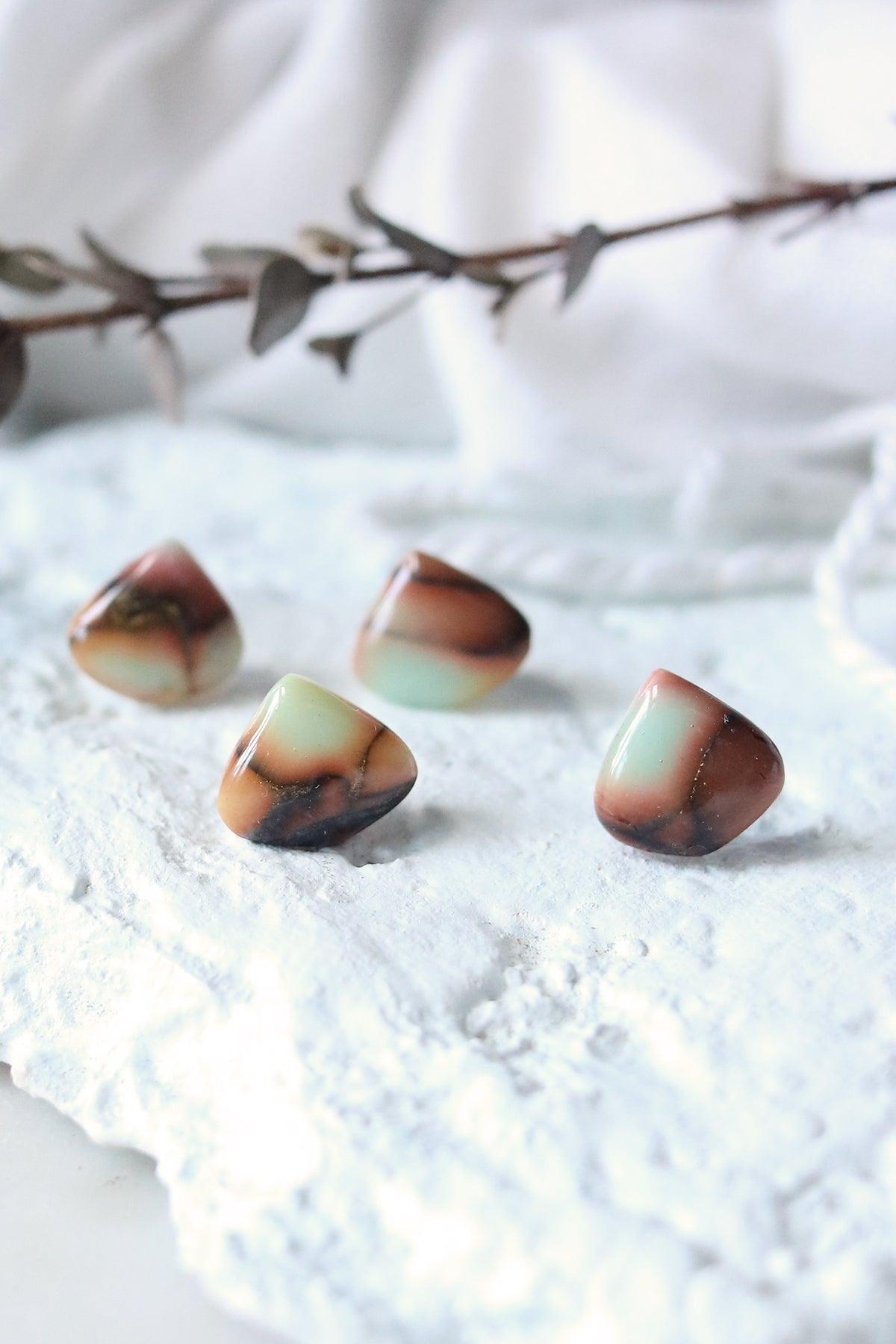 Royston Studs Polymer Clay Earrings - Petal & Posy