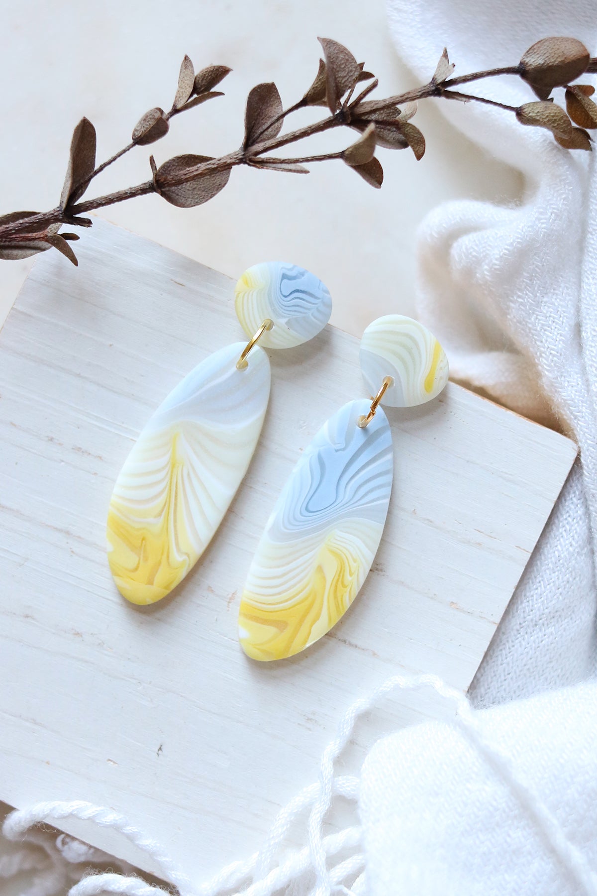 Daybreak Polymer Clay Earrings