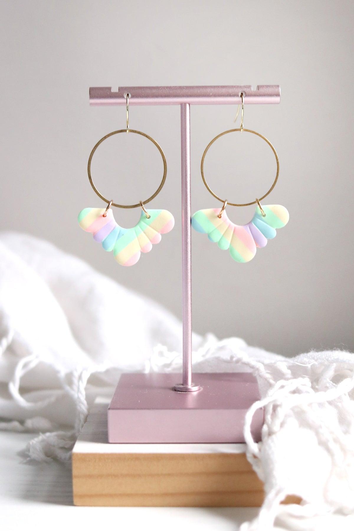 Flutter Hoops in Spectra - Petal & Posy