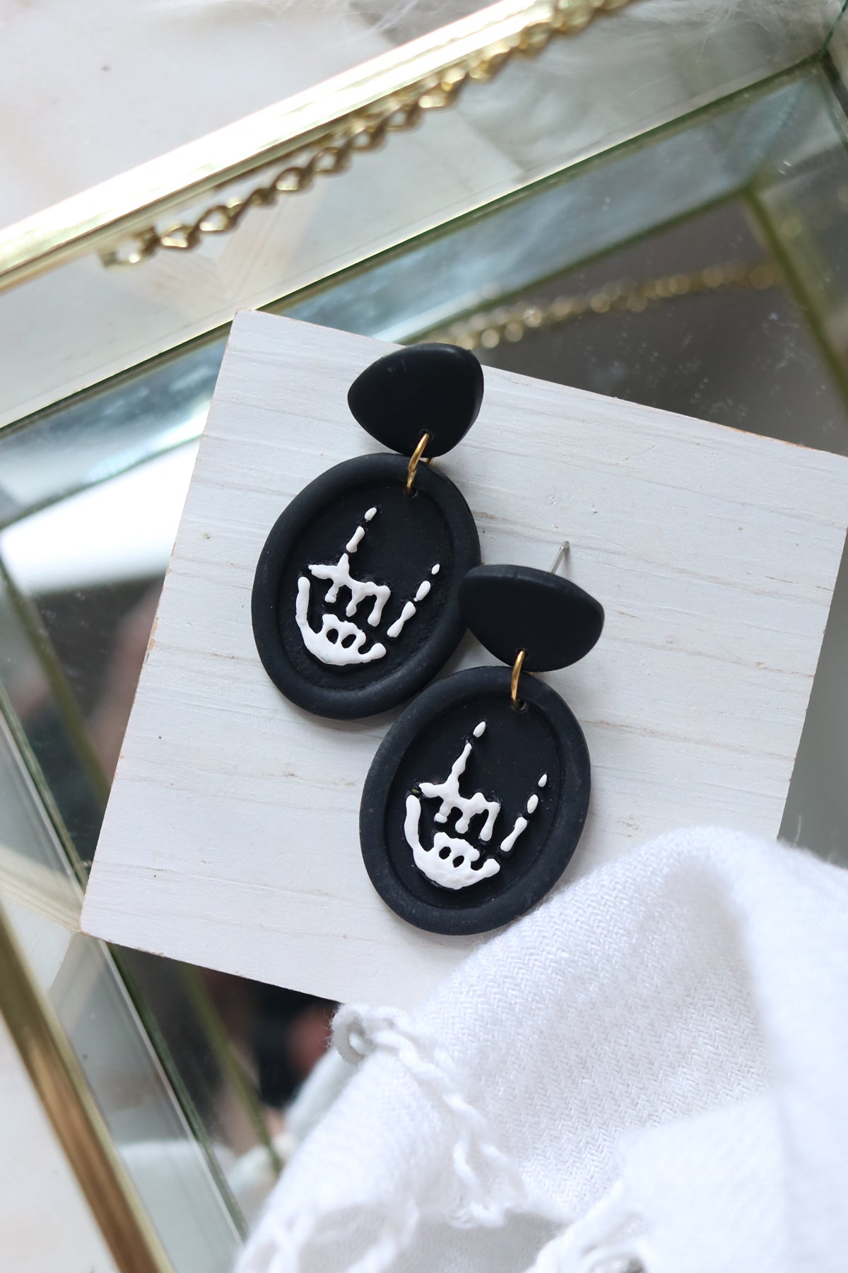 For Those About to Rock Polymer Clay Earrings