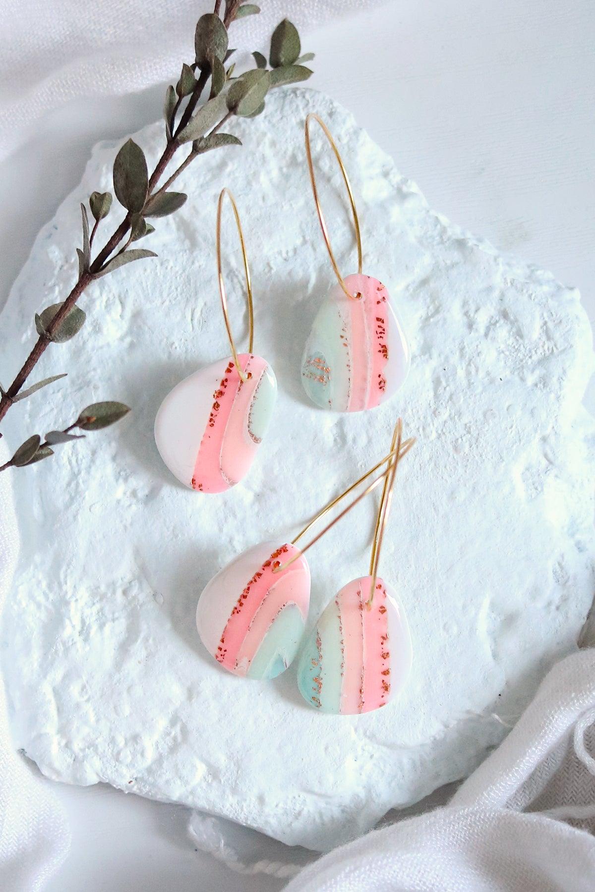 Mojito Hoop Earrings - Petal & Posy
