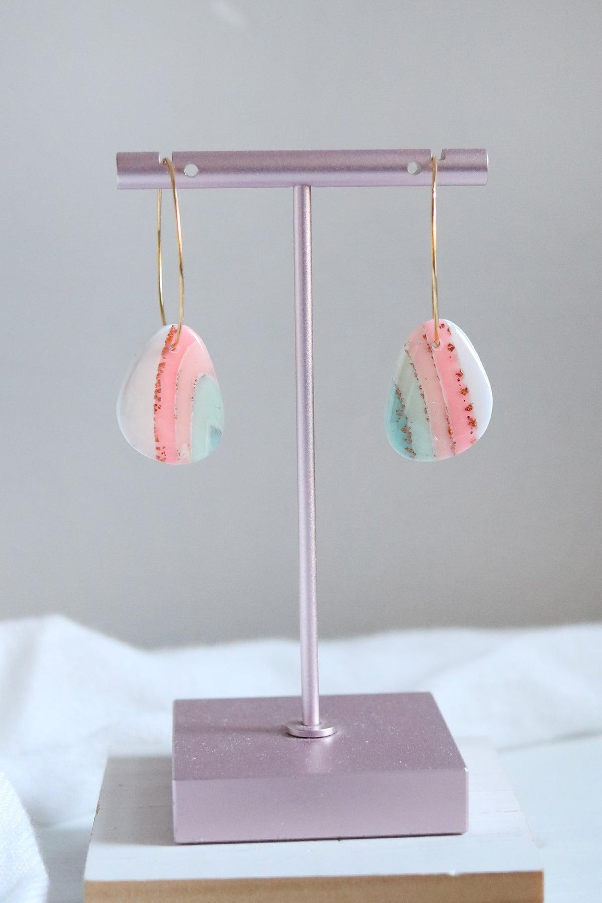 Mojito Hoop Earrings - Petal & Posy