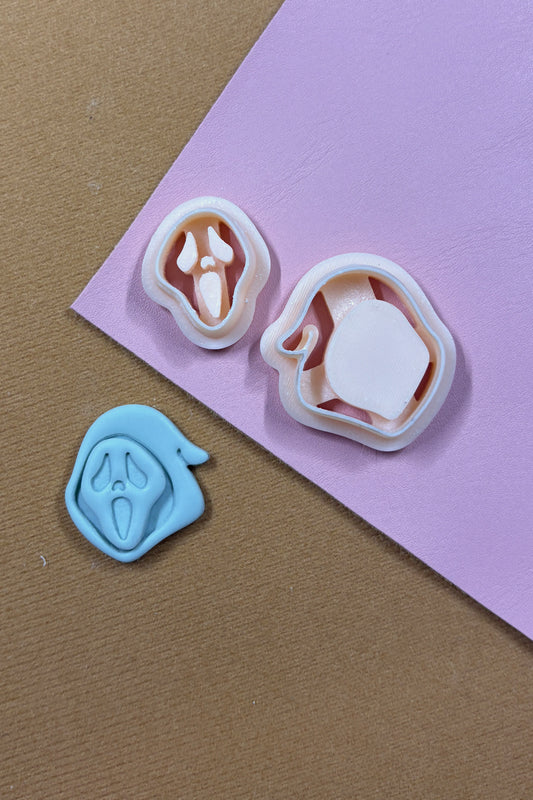 Ghost Face Killer Polymer Clay Cutter Set
