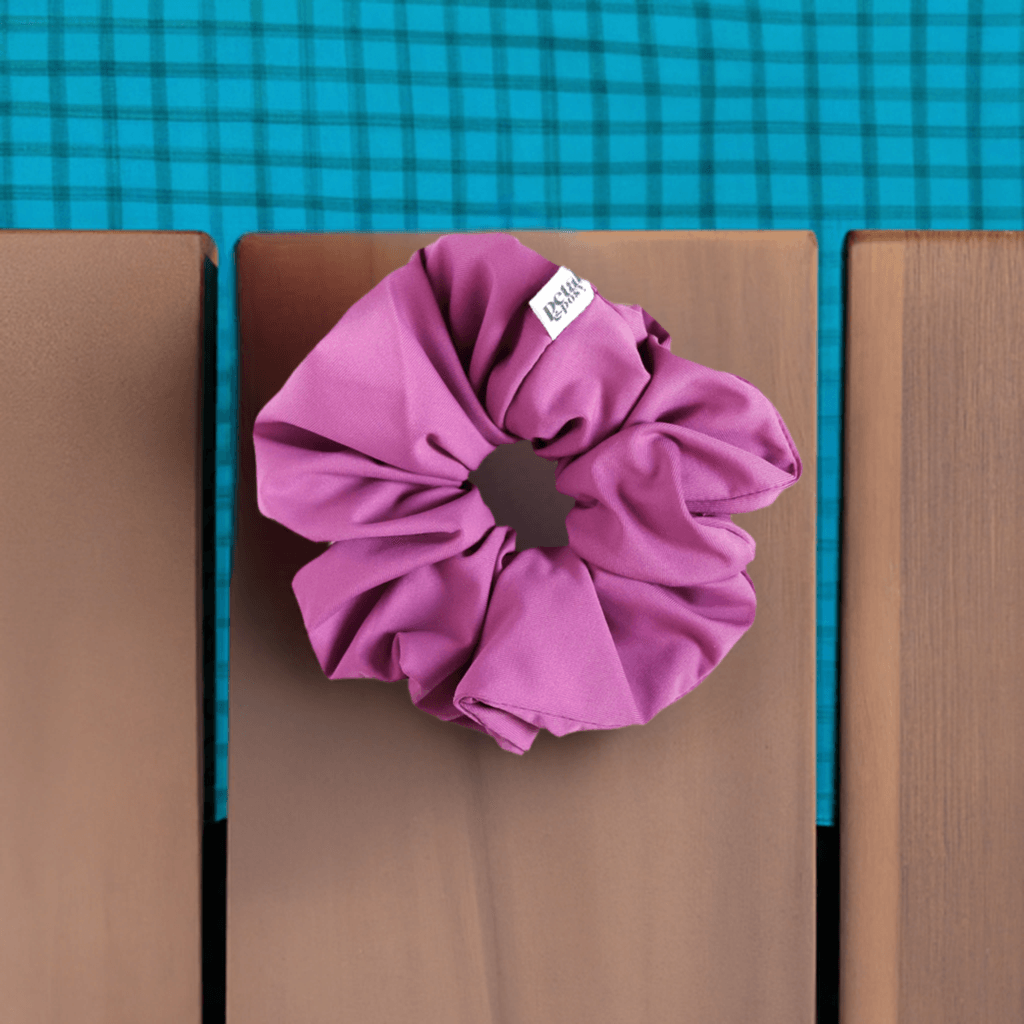 Swim Fluff Chlorine Safe Scrunchie in Orchid - Petal & Posy