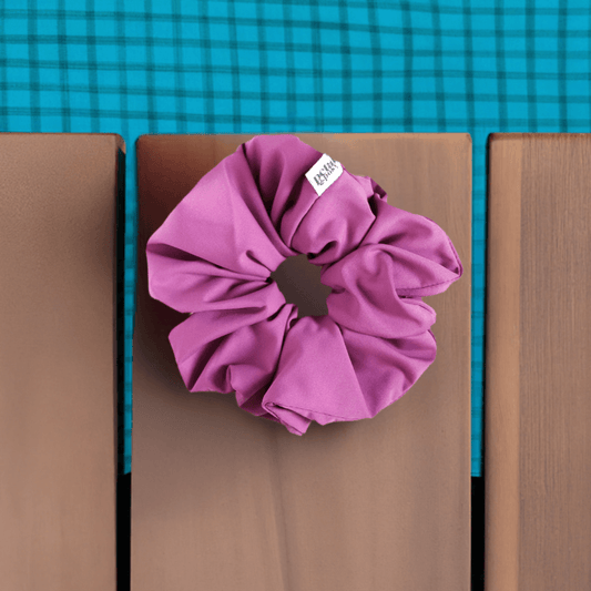 Swim Fluff Chlorine Safe Scrunchie in Orchid - Petal & Posy