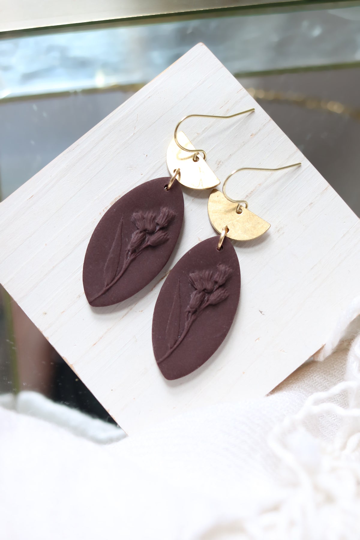Harvest Floral Polymer Clay Earrings | Choose Your Colour