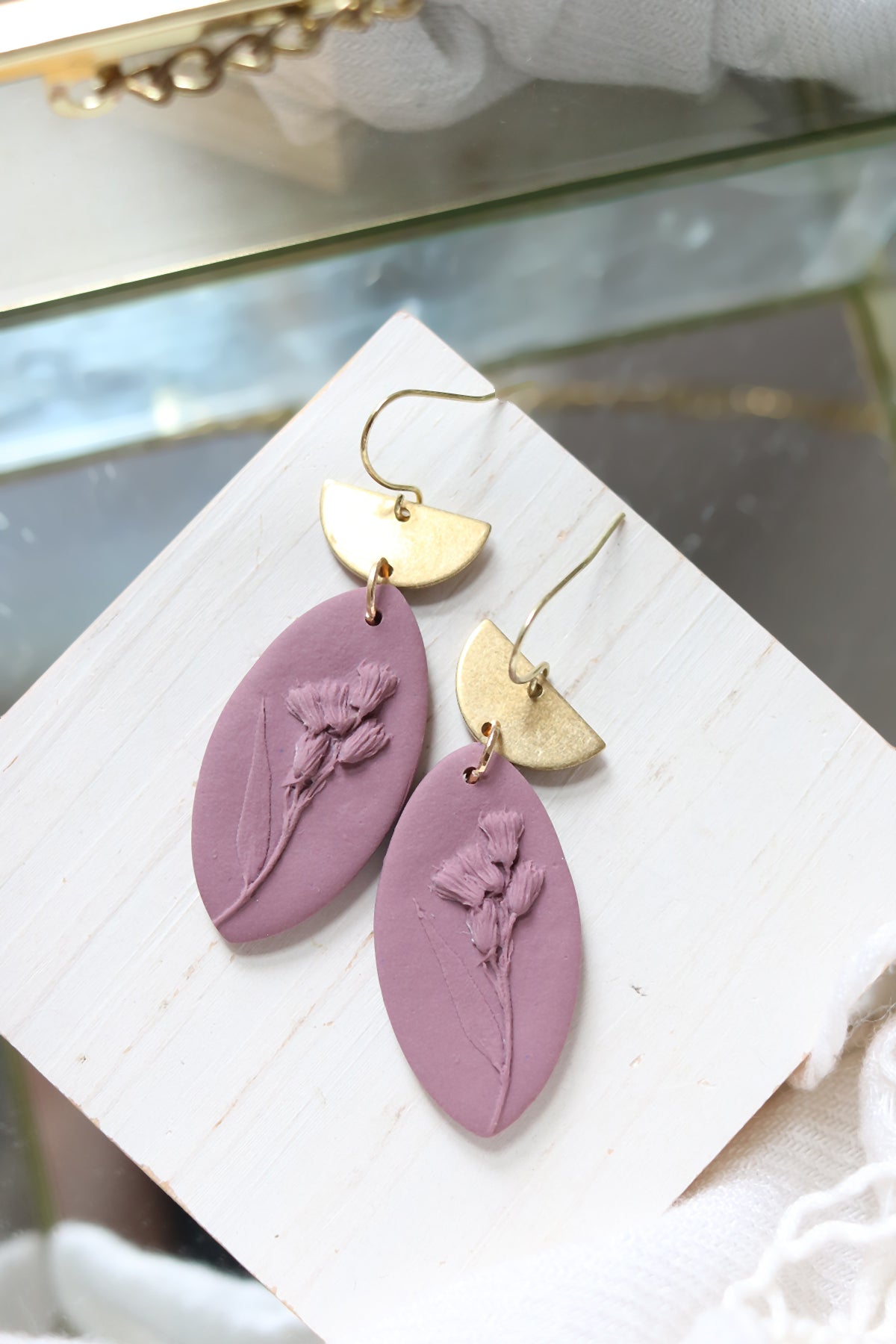 Harvest Floral Polymer Clay Earrings | Choose Your Colour