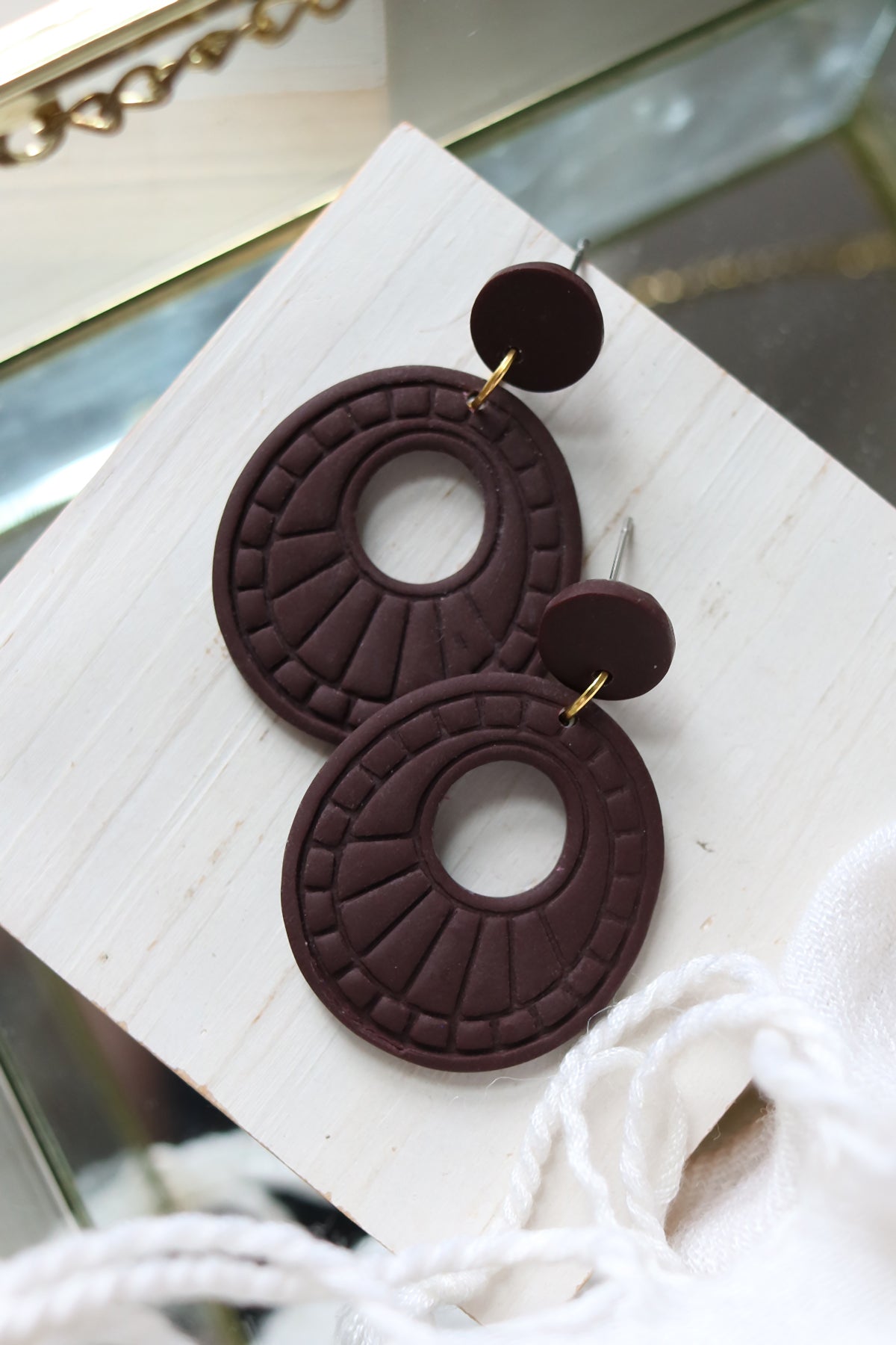 High Noon Polymer Clay Boho Earrings | Choose Your Colour