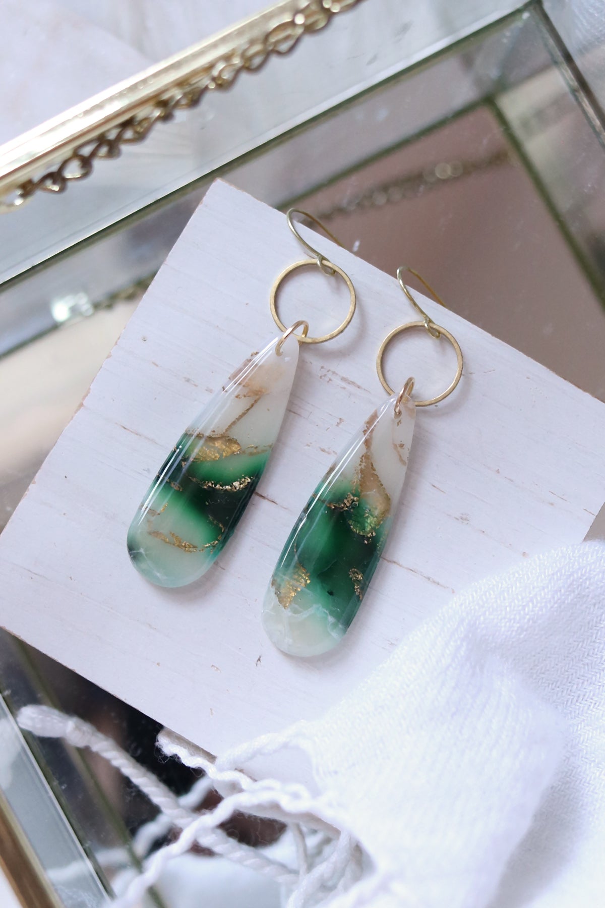 Lost Seas Polymer Clay Earrings