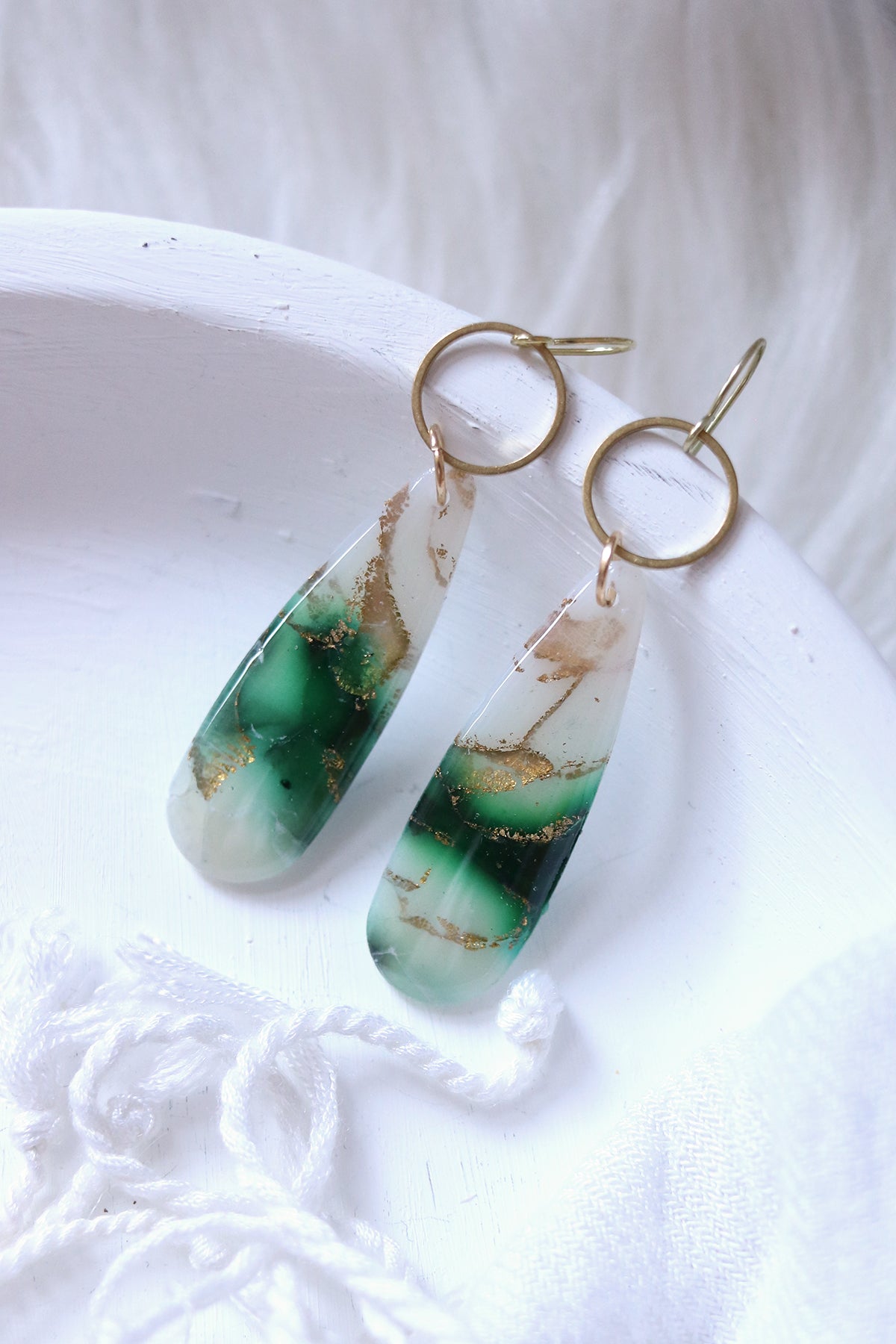 Lost Seas Polymer Clay Earrings