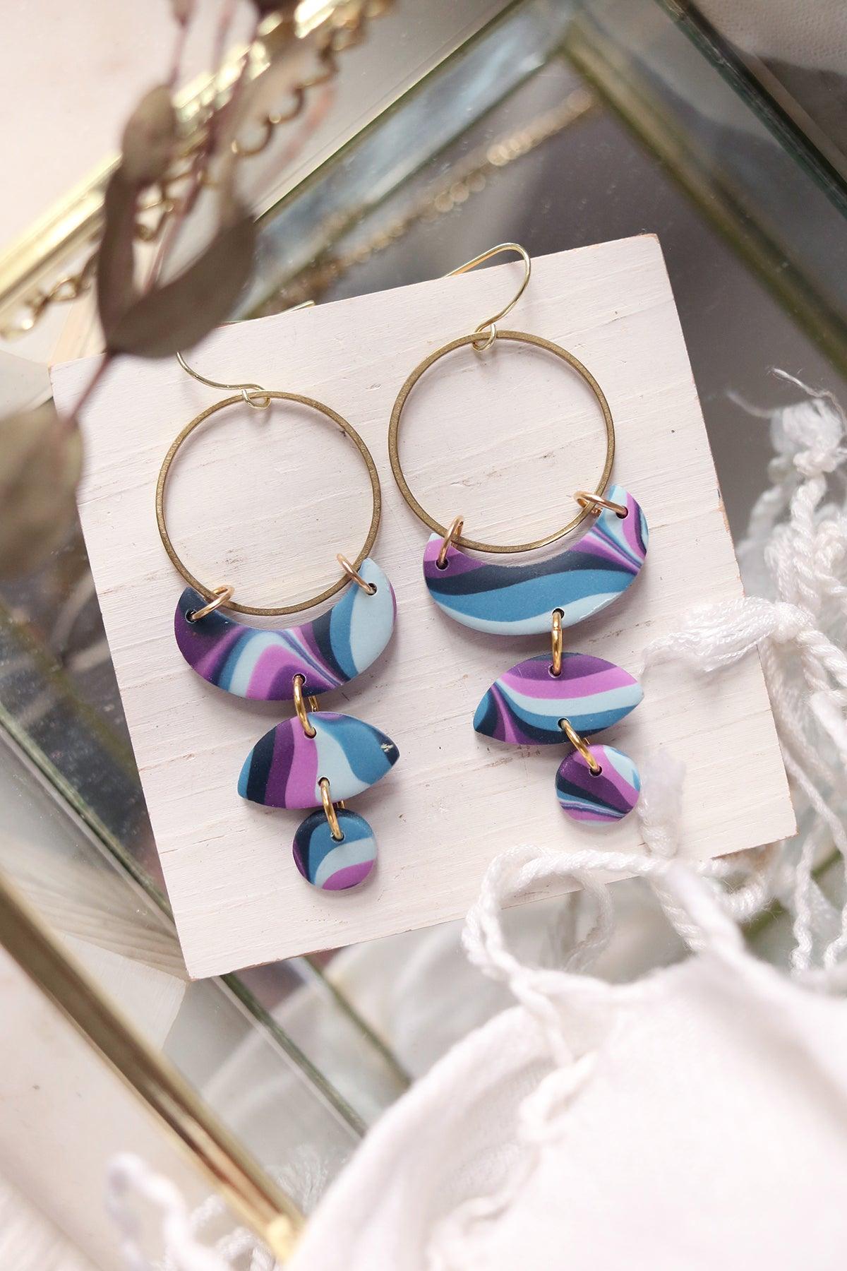 Moon Cycle Earrings in Mood - Petal & Posy