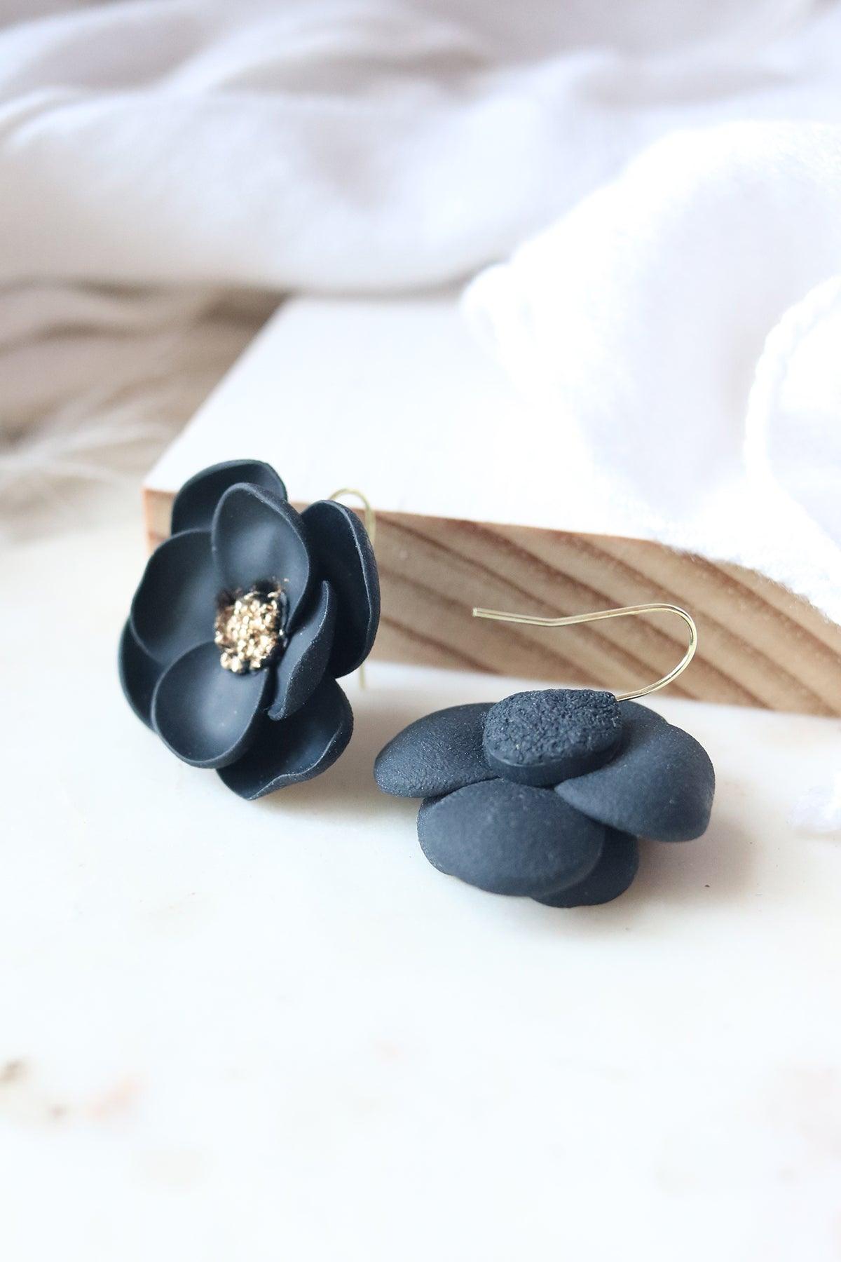 Eventide Bloom Earrings | Choose Your Colour - Petal & Posy