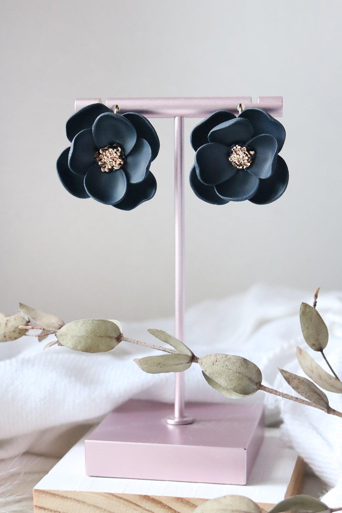 Eventide Bloom Earrings | Choose Your Colour - Petal & Posy