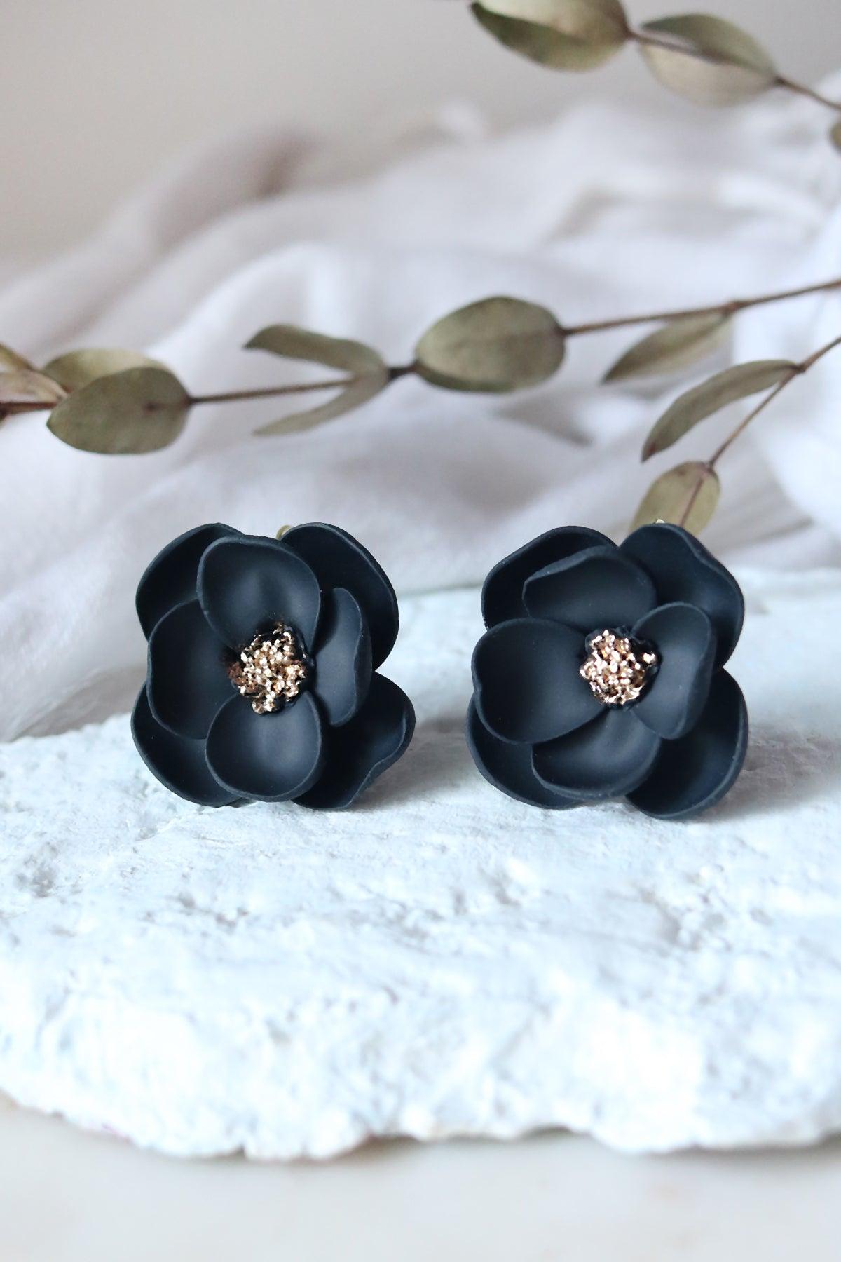 Eventide Bloom Earrings | Choose Your Colour - Petal & Posy