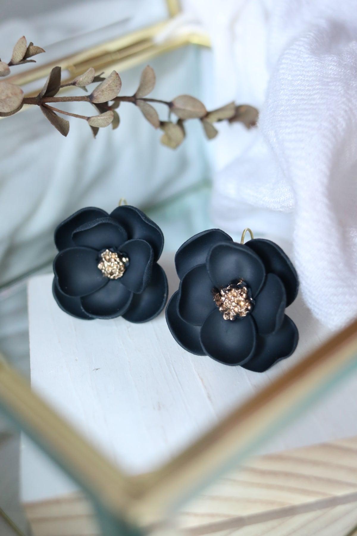 Eventide Bloom Earrings | Choose Your Colour - Petal & Posy