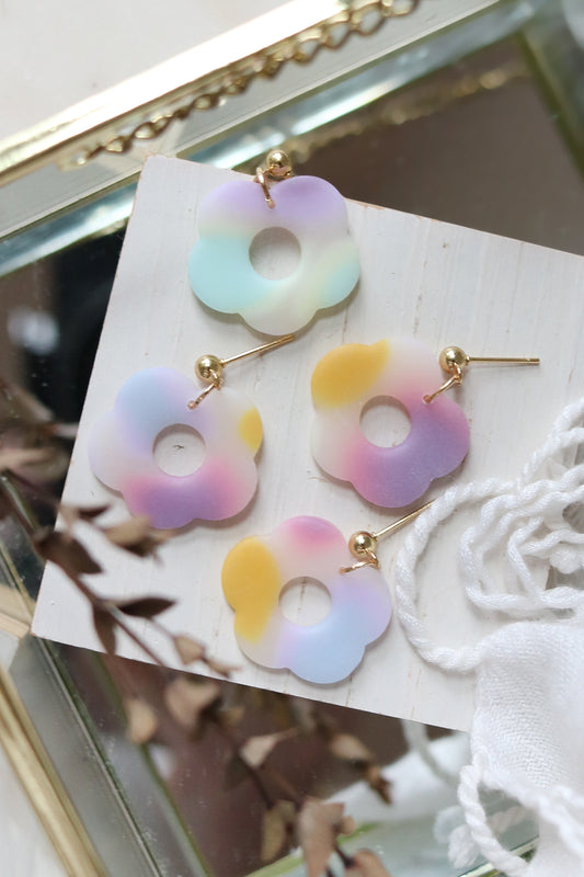 Flower Child Polymer Clay Earrings