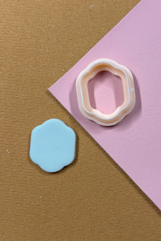 Scalloped Rectangle Polymer Clay Cutter