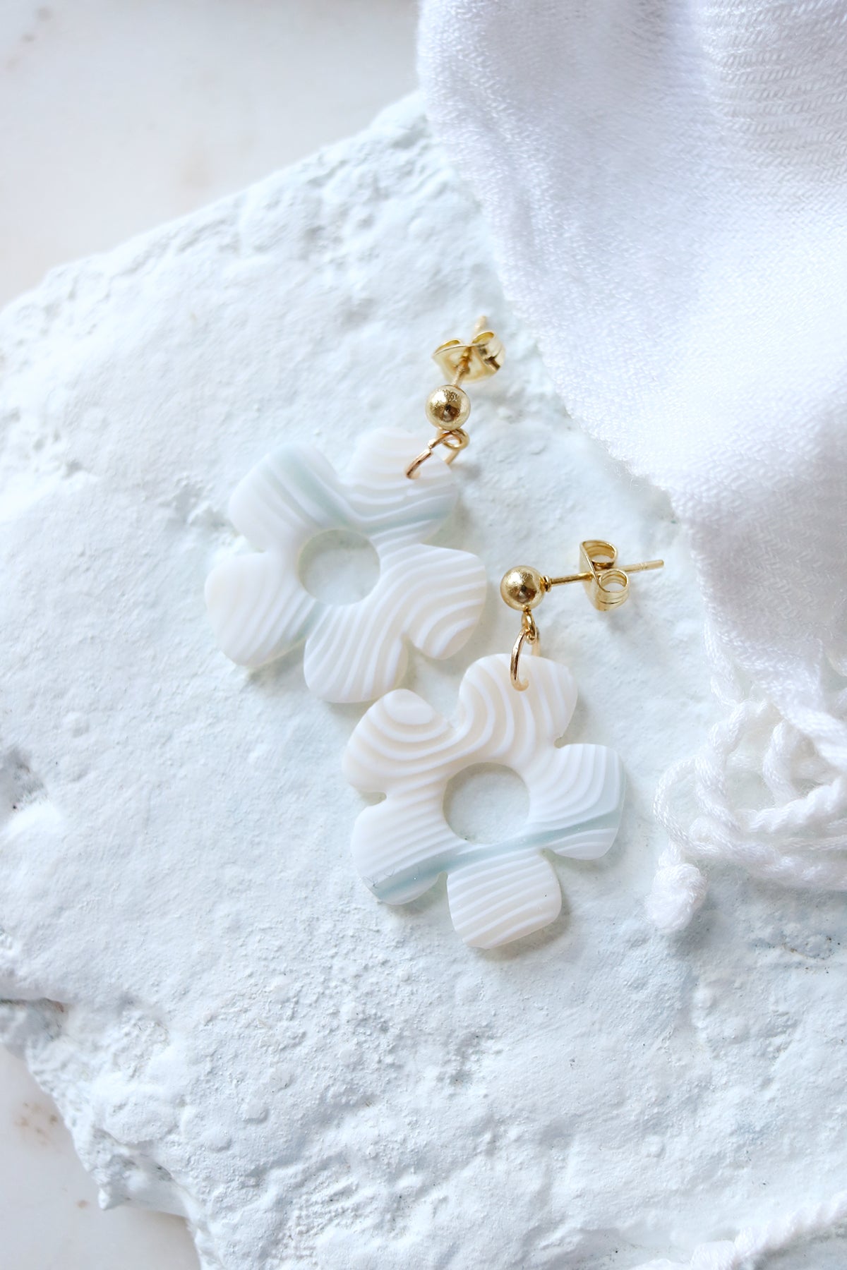 Soft Swells Polymer Clay Earrings
