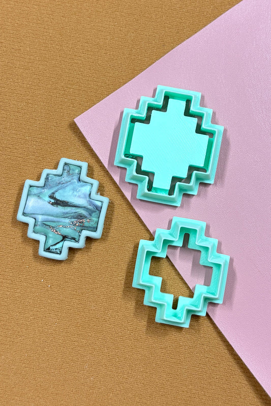 Southwestern Step Bezel Polymer Clay Cutter Set