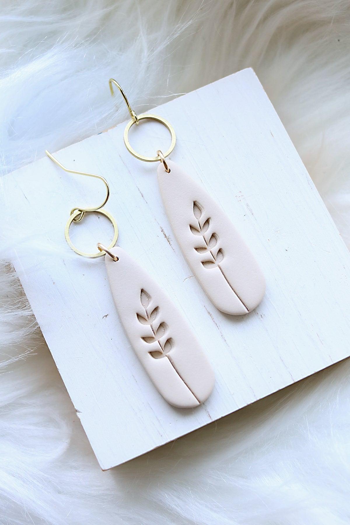 Tall Grass Earrings - Petal & Posy