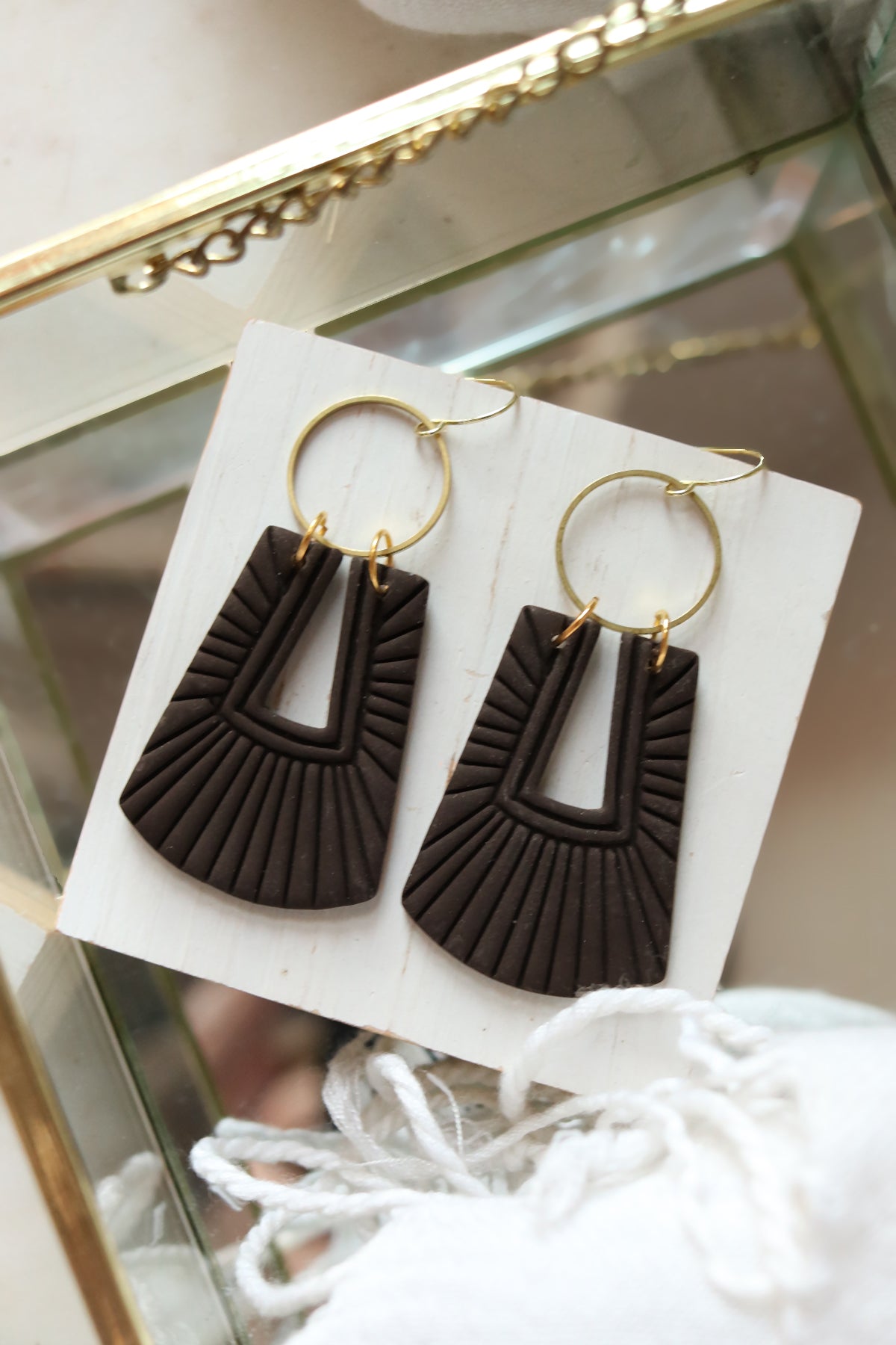 Venetian Polymer Clay Earrings | Choose Your Colour