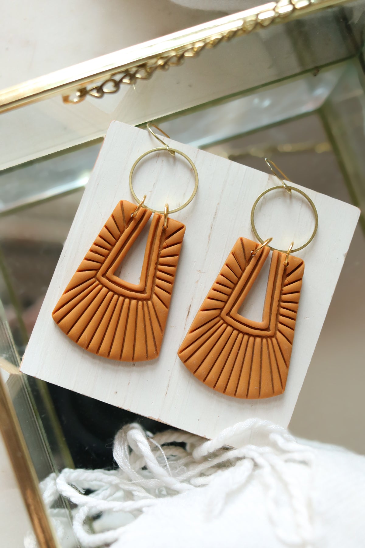 Venetian Polymer Clay Earrings | Choose Your Colour