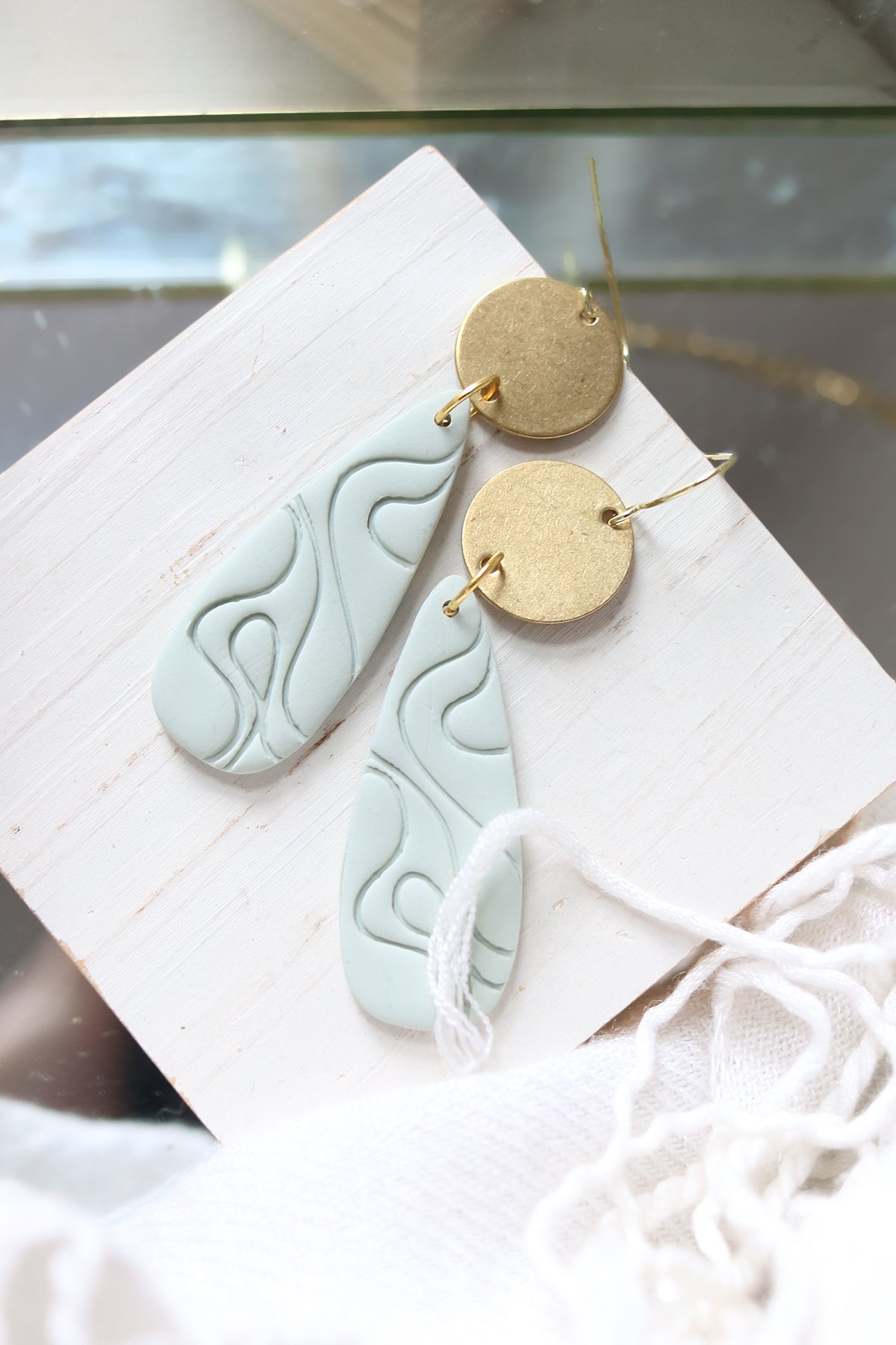 Wayward Wind Polymer Clay Earrings | Choose Your Colour