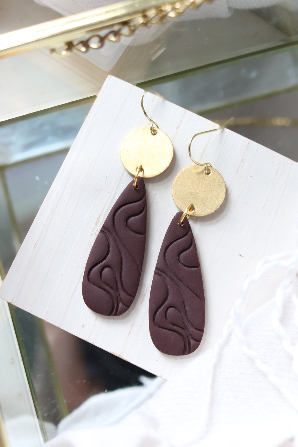 Wayward Wind Polymer Clay Earrings | Choose Your Colour