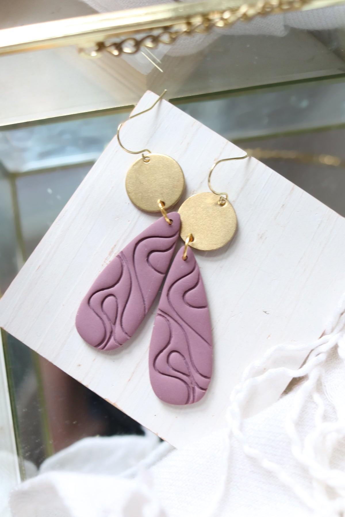 Wayward Wind Polymer Clay Earrings | Choose Your Colour