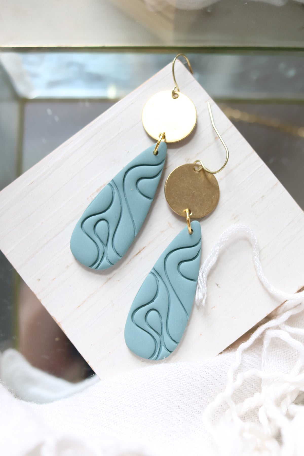 Wayward Wind Polymer Clay Earrings | Choose Your Colour