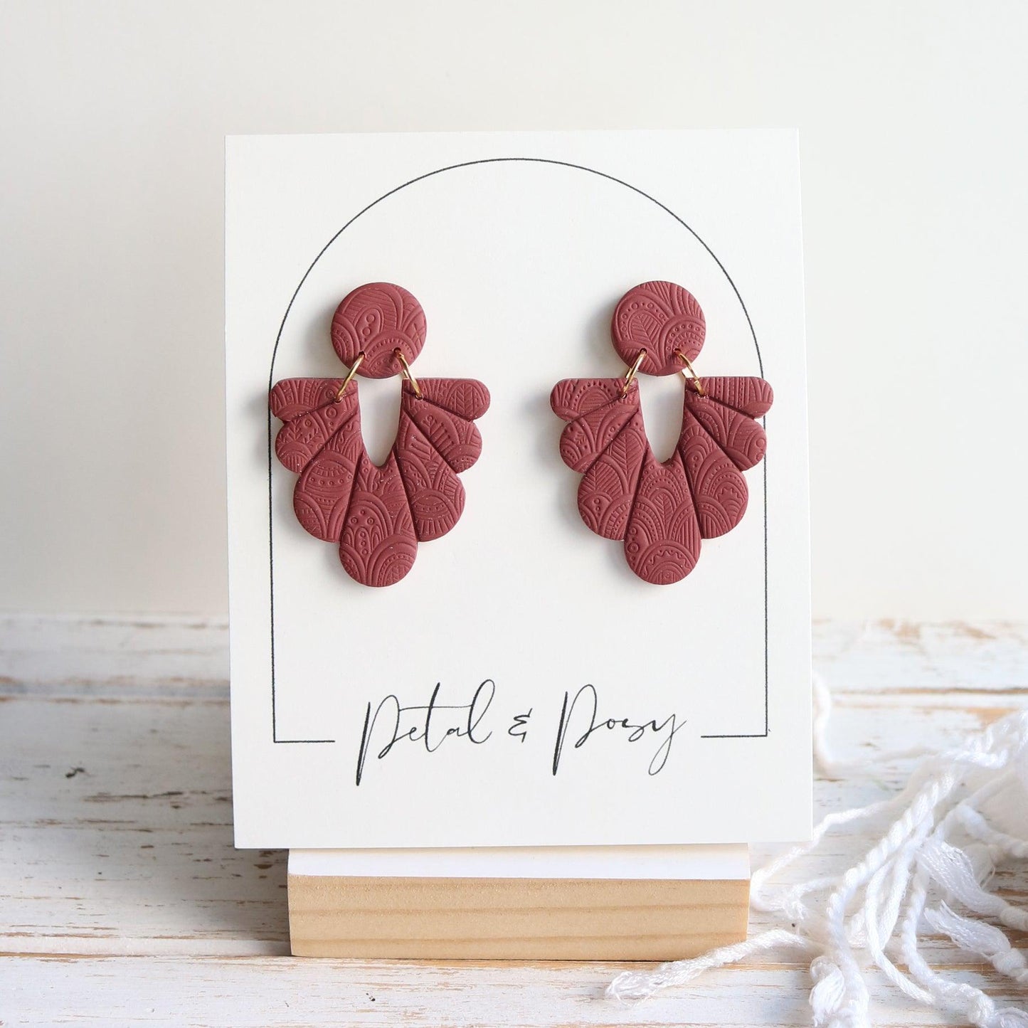 Guardian Earrings | Choose Your Colour - Petal & Posy