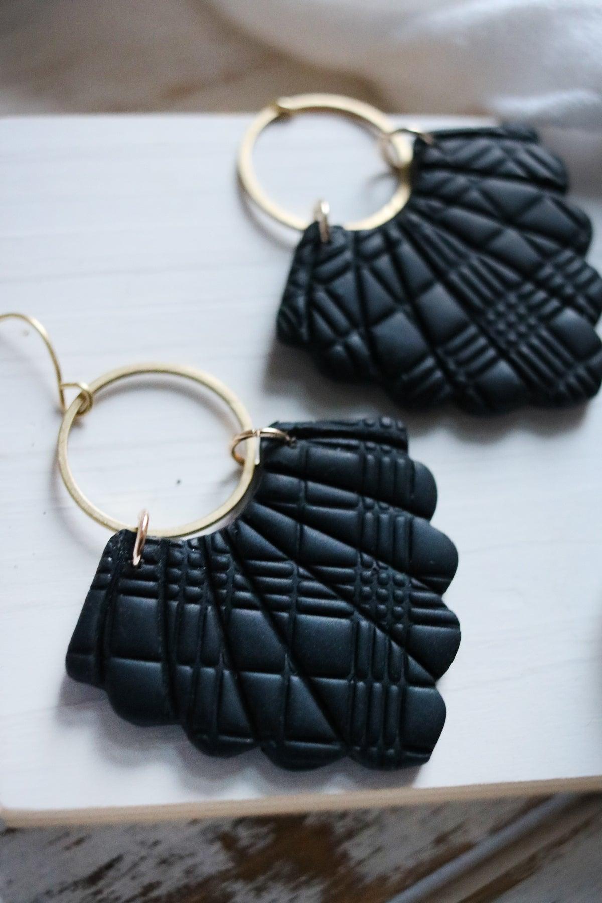 Pleather Earrings | Core Collection - Petal & Posy