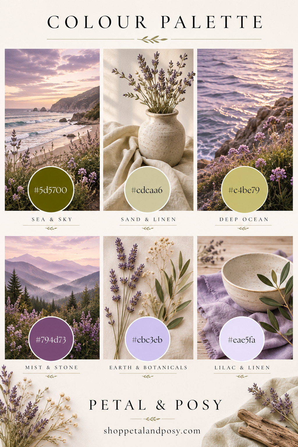 Hydrangea Colour Palette Inspiration