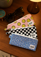 The Glasses/Pencil Case Zip Pouch | Choose Your Print | Retro-Inspired Lifestyle Accessories