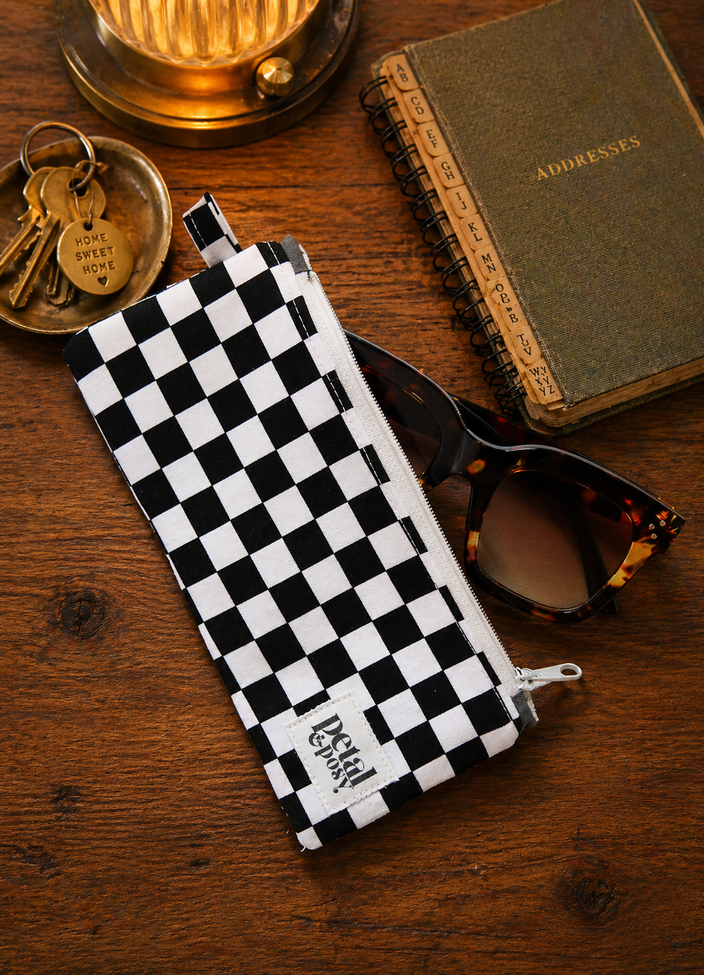 The Glasses/Pencil Case Zip Pouch | Choose Your Print | Retro-Inspired Lifestyle Accessories