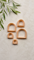 Set of 5 Arch Shaped Polymer Clay Cutters