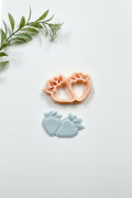 Petal & Posy strawberry bundle polymer clay cutters set with detailed shapes for crafting and baking.