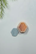 Wavy striped polymer clay cutter by Petal & Posy with a wavy edge design for arts and crafts projects.