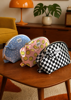 The Petal Pouch Makeup and Toiletry Bag | Choose Your Print | Retro-Inspired Lifestyle Accessories