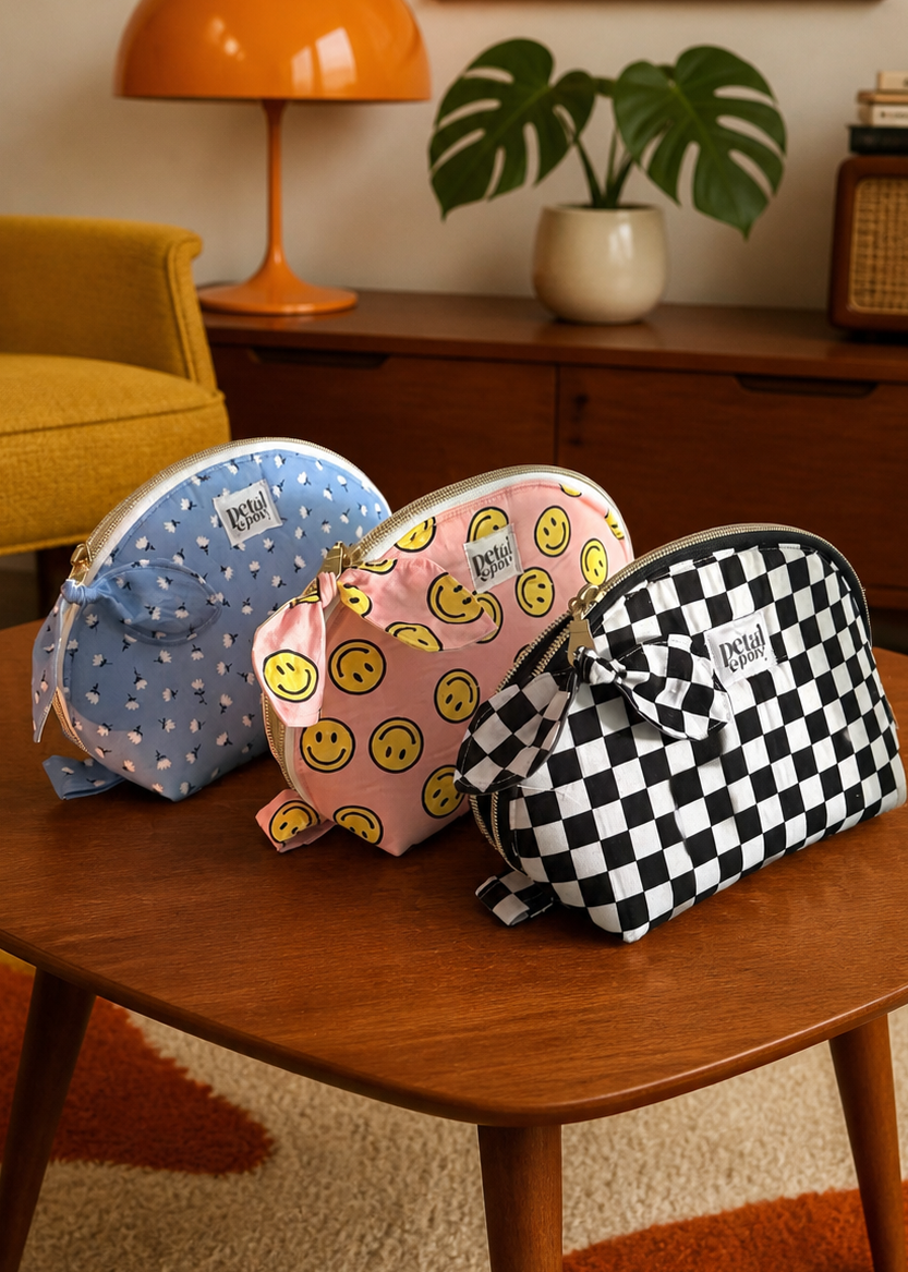 The Petal Pouch Makeup and Toiletry Bag | Choose Your Print
