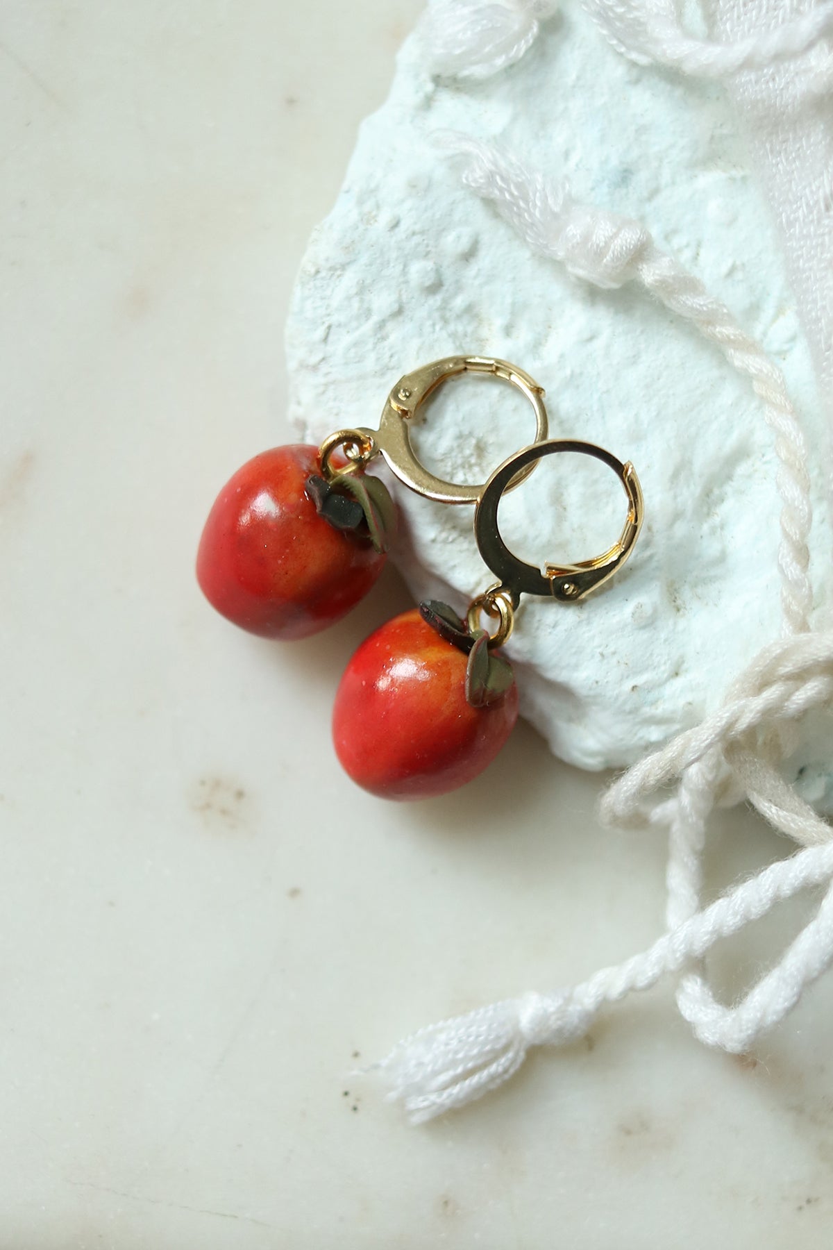 Apple a Day Polymer Clay Earrings
