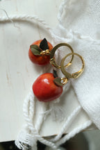 Apple a Day Polymer Clay Earrings