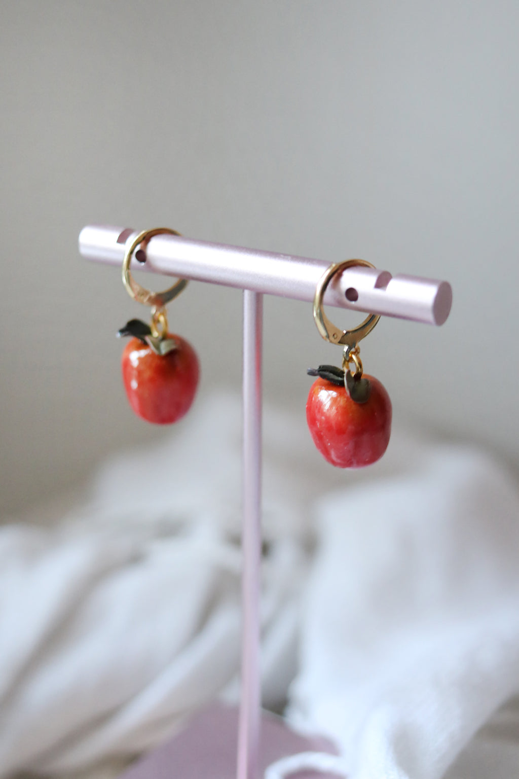 Apple a Day Polymer Clay Earrings