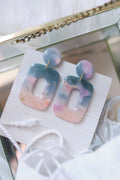 Azure Oasiz Polymer Clay Earrings